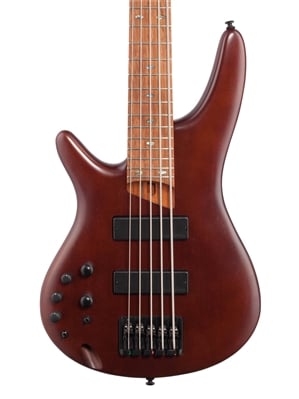 Ibanez SR505E 5 String Left Handed Bass Brown Mahogany